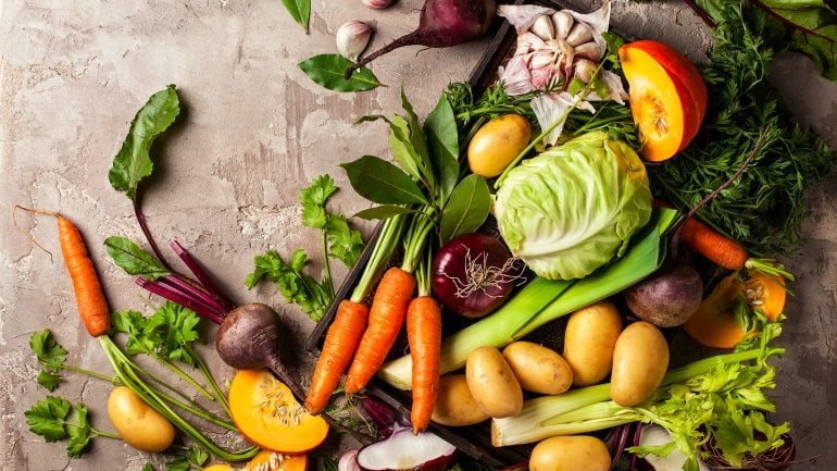 Viel Gemüse für gesunde Cholesterinwerte