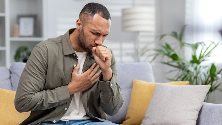 Husten ist Symptom bei Asthma