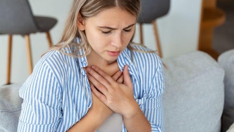 Lungenembolie: Herzrasen kann Symptom sein
