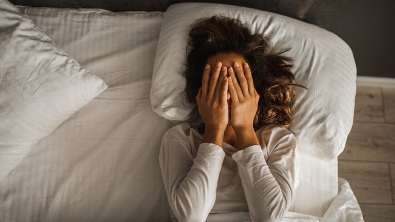 Schlafstörungen sind mögliches PCOS-Symptom