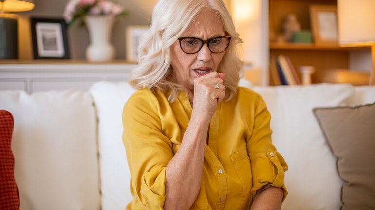 Adenokarzinom der Lunge: Kurzatmigkeit ist mögliches Symptom