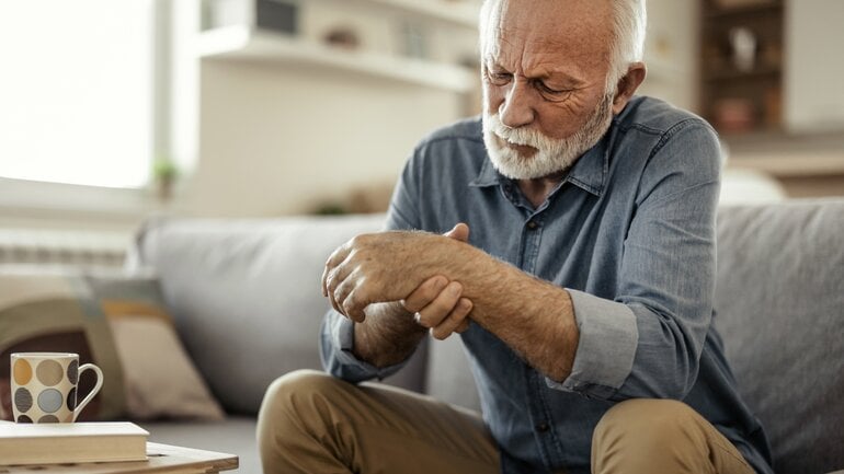 Epitheloide Angiosarkome können Schmerzen verursachen
