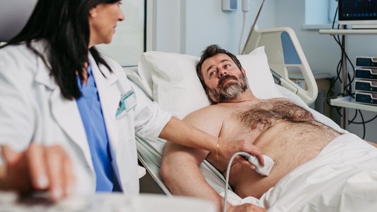 Fettleber: Einlagerung von Fett in Leberzellen