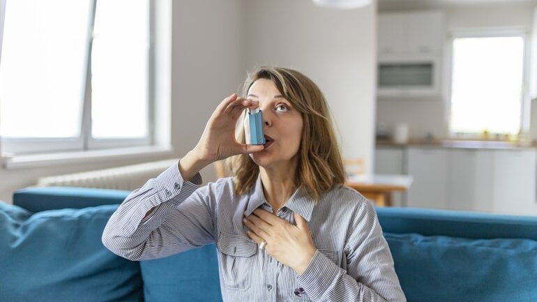 Pilz in der Lunge verschlimmmert asthmatische Beschwerden