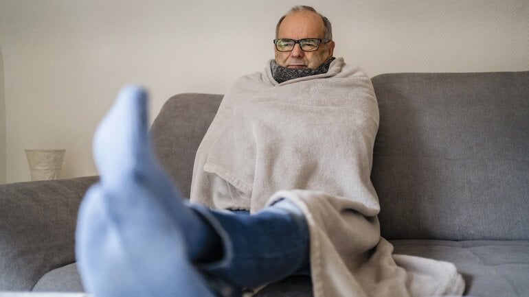 Schüttelfrost: Schwere Infektion durch Pilz in der Lunge 