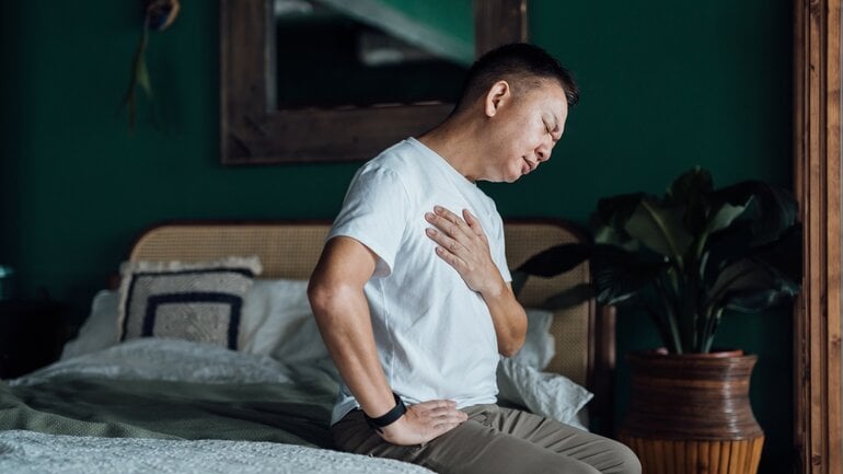 Arteriosklerose-Symptome am Herz