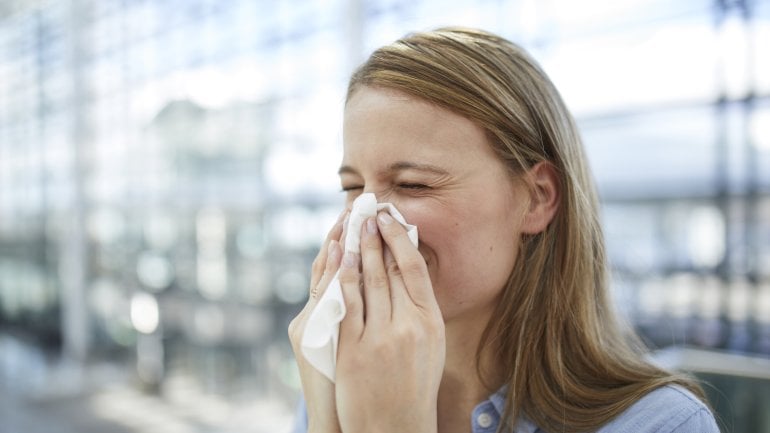1. Laufende oder verstopfte Nase bei Allergie und Corona-Infektion