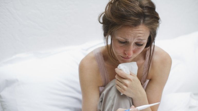Fieber: Symptom einer entzündeten Eierstockzyste