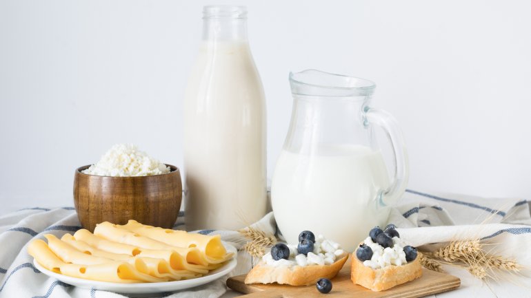 Ernährung bei Gicht: Magere Milchprodukte