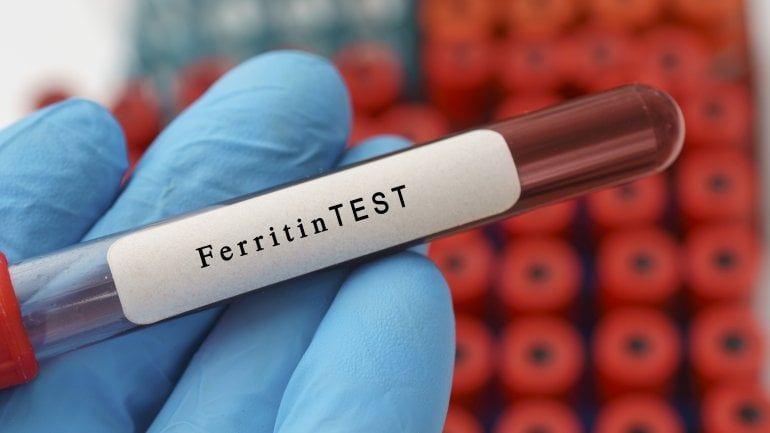 Ferritin-Probe im Labor