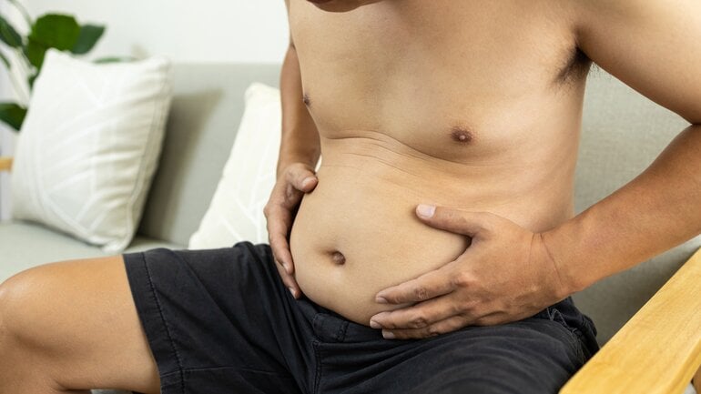 Aufgeblähter Bauch, fehlender Stuhl oder Windabgang