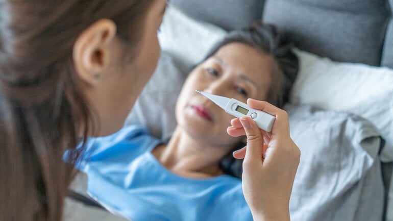 Sehr hohes, anhaltendes Fieber kann ein medizinischer Notfall sein