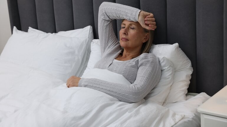 Starkes Schwitzen ist mögliche Nebenwirkung von Antidepressiva