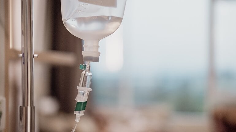 Behandlung bei akuter Pankreatitis: Infusionen