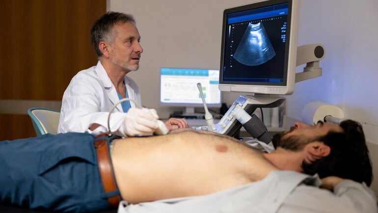 Bauchspeicheldrüsenkrebs: Ultraschall zur Diagnose