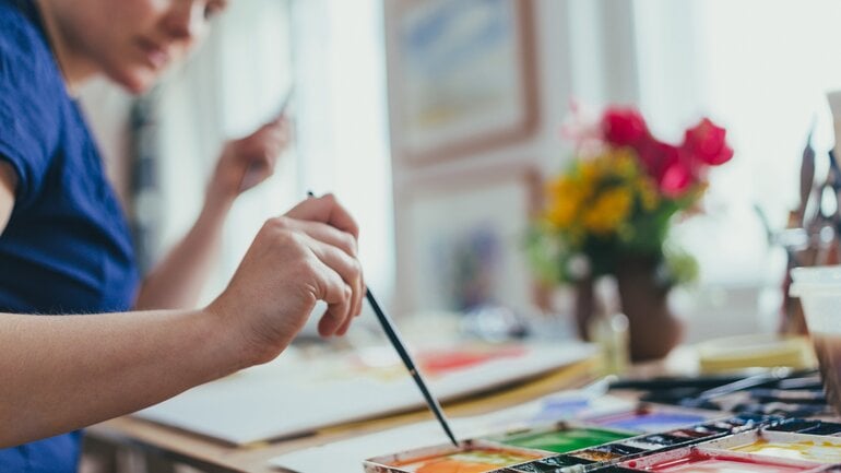 Beschäftigung bei Depression: Malen schenkt Ausgleich