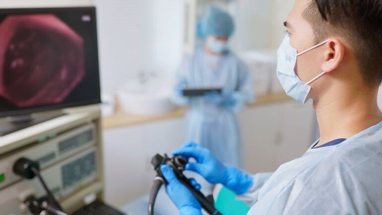 Blut im Stuhl durch Darmpolypen