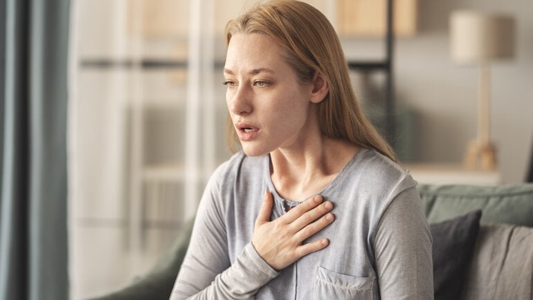 Atemnot: Symptom beim Broken-Heart-Syndrom