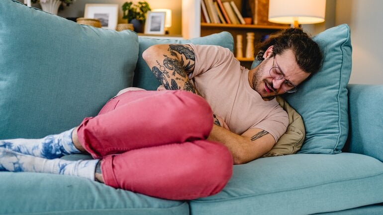 Typisch bei Fibromyalgie: Verdauungsbeschwerden
