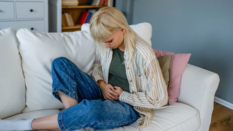 Gebärmutterzysten: Druck oder Fremdkörpergefühl sind Symptome