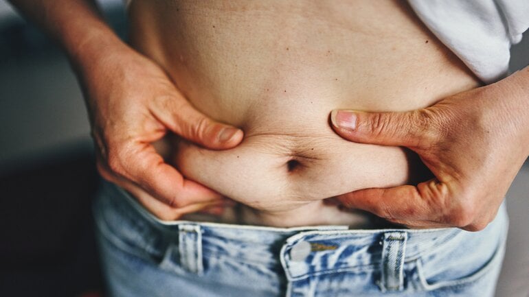 Gewichtszunahme am Bauch kann für Insulinresistenz sprechen