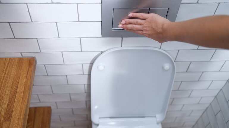 Toilette: Spülknopf meist besonders belastet