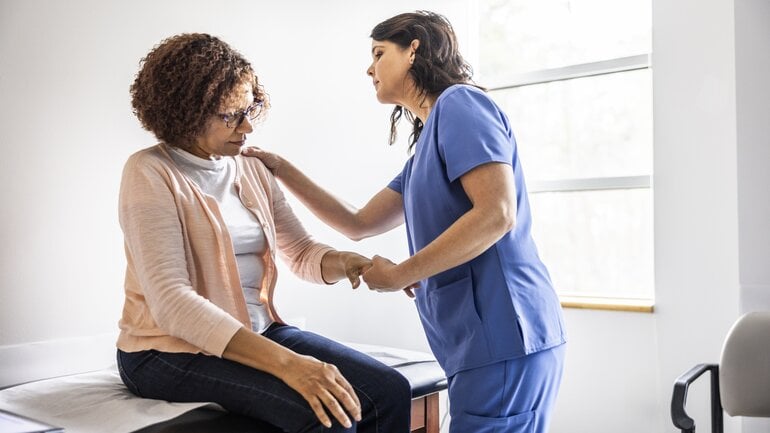 Symptome bei fortgeschrittener Osteonekrose