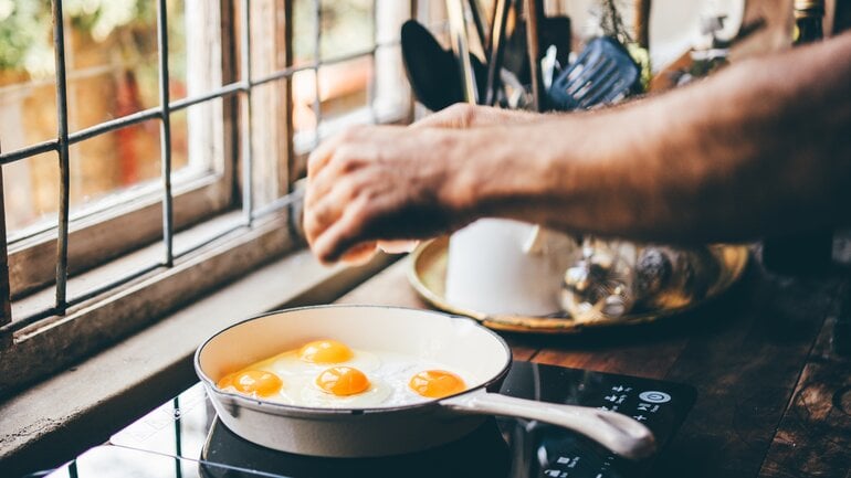 Eier fördern die Kollagenproduktion