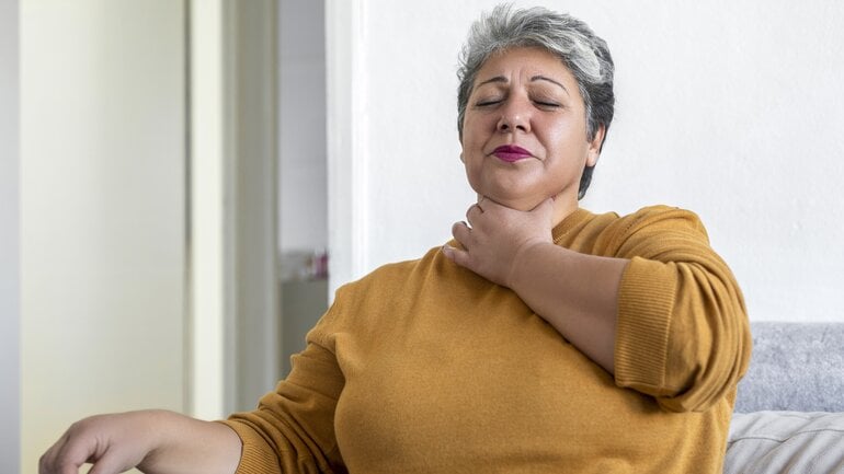 Larvierte Depression: Kloßgefühl im Hals