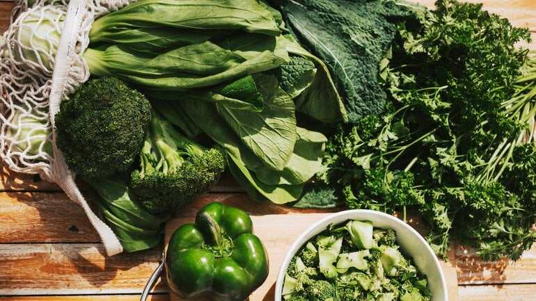 Grünes Gemüse unterstützt die Leberfunktion