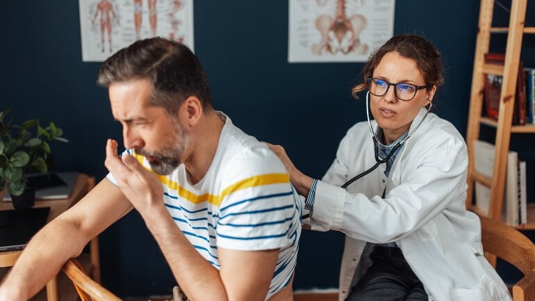 Mögliche Ursachen einer Lungenfibrose: Infektionen