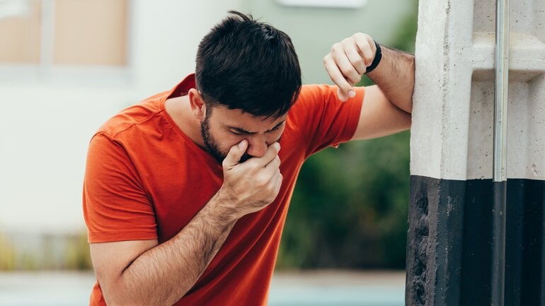 Milzinfarkt: Übelkeit und Erbrechen