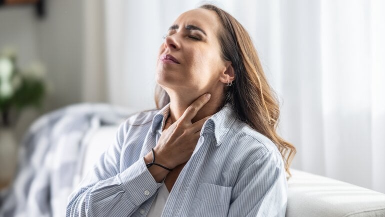 Geschwollene Lymphknoten: Symptom bei Non-Hodgkin-Lymphom