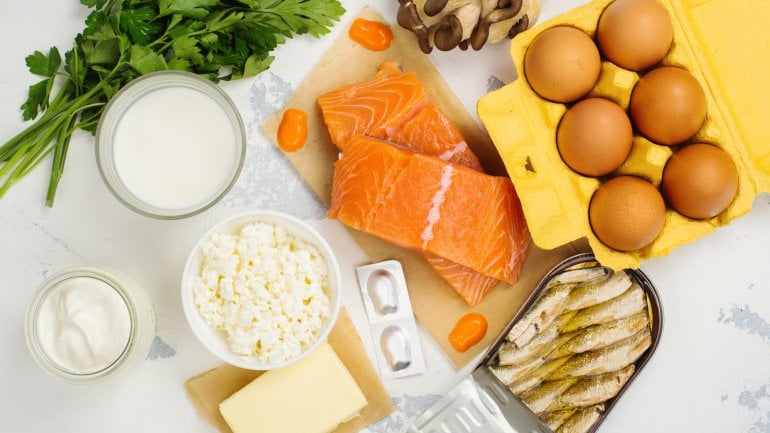 Ernährung bei Osteoporose: Welche Lebensmittel enthalten Vitamin D?