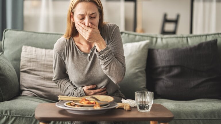 Völlegefühl bei Unterfunktion der Bauchspeicheldrüse