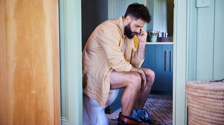 Stuhlgang bei Pankreatitis: Mehr Stuhl als üblich