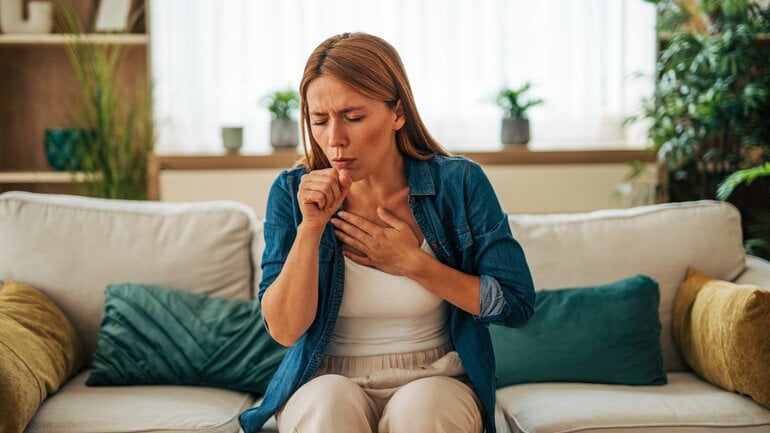 Trockener Reizhusten: Symptom bei Pleuraerguss