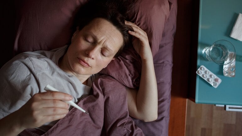 Begleitende Symptome bei Brustfellentzündung