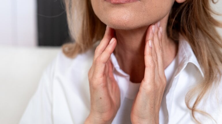 Schilddrüsenkrebs: Metastasen in den Lymphknoten