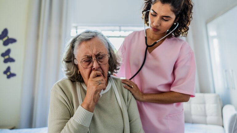 Schmerzen beim Husten im Brustkorb: Brustfellentzündung