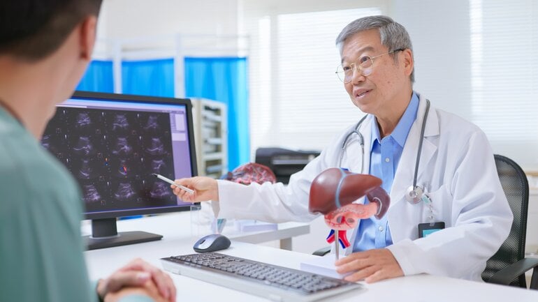 Schwarzer Hautkrebs kann in Leber Metastasen bilden