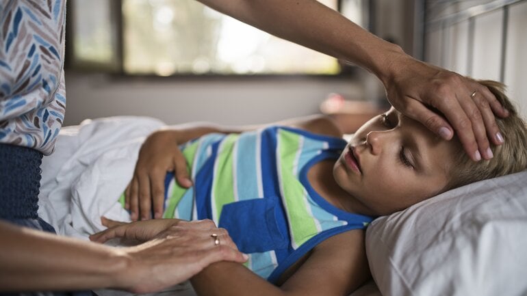 Sonnenstich: Symptome bei Kindern
