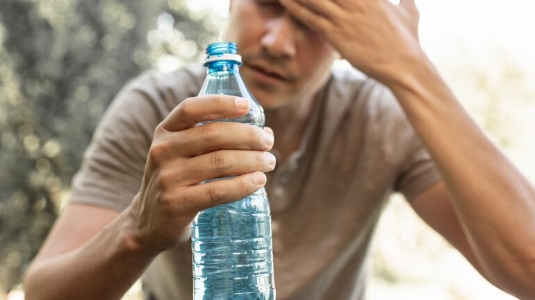 Beschwerden einer Hyperkalzämie bei Plattenepithelkarzinom der Lunge