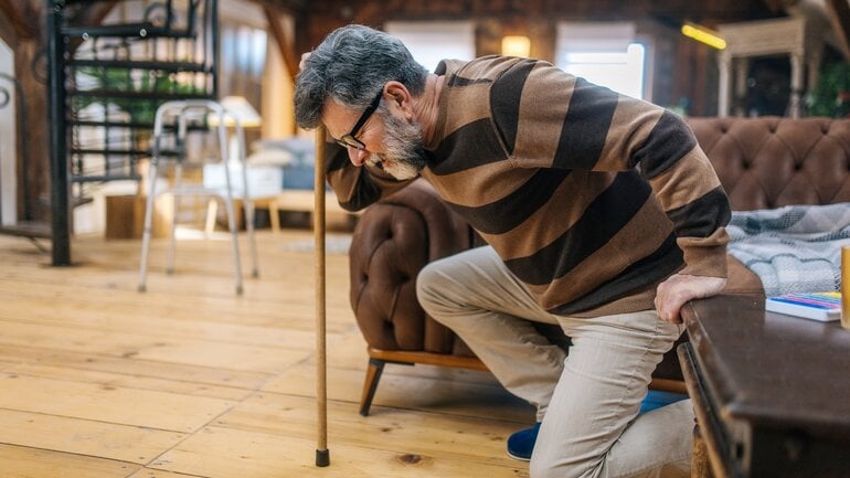 Bewegungsunsicherheiten als Folge von vaskulärer Demenz