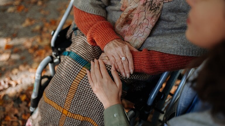 Vaskuläre Demenz im Endstadium