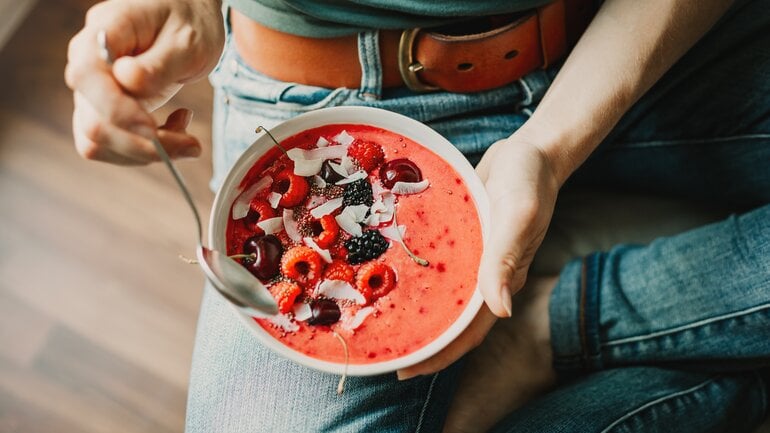 Bei Fettleber keine gute Idee: Fruchtjoghurt