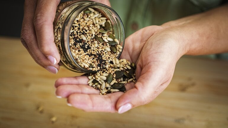 Keine gute Wahl bei Morbus Crohn: Nüsse, Kerne und Saaten