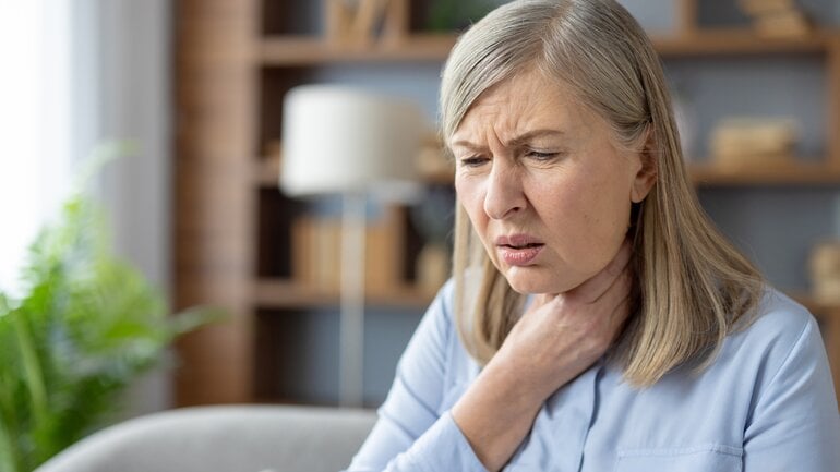 Zwerchfellbruch: Schluckstörungen können Symptom sein