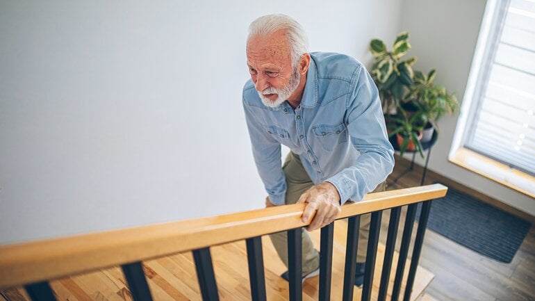 Kurzatmigkeit bei leichter Belastung durch Herzprobleme