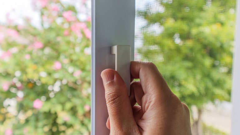 Fenster ohne Pollenschutz öffnen